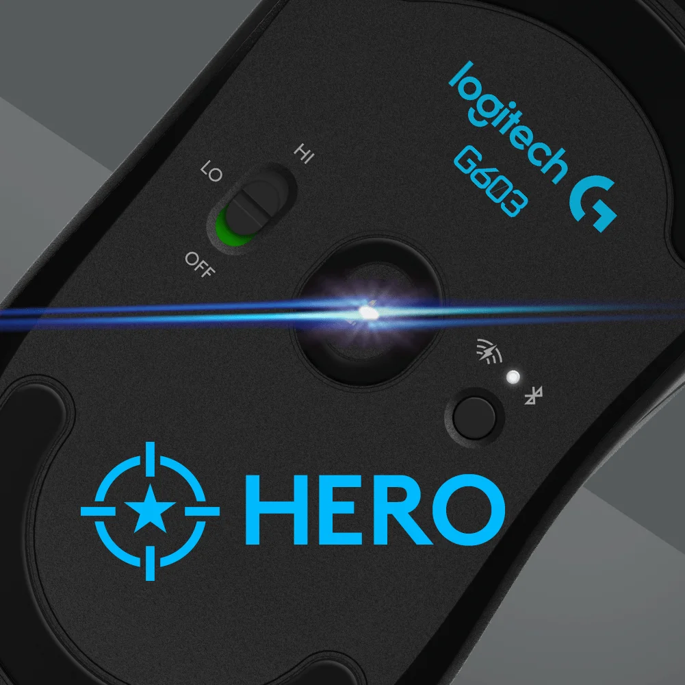 High Resolution G603 Feature 1 Sensor - Logitech G Unveils New LIGHTSPEED Wireless Mechanical Keyboard and Next-Generation Wireless Gaming Mouse