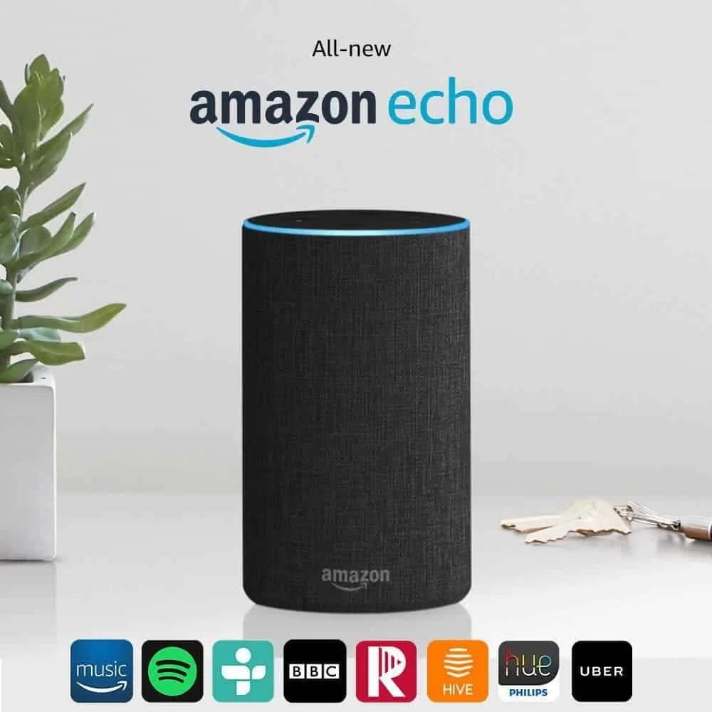 61y nJ3uNoL. SL1000 - Amazon Launches New Echo, Echo Plus, Echo Show in the UK & Echo Spot in USA