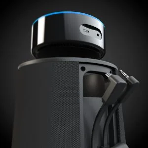 CARBON BACK - Ninety7 VAUX Portable Amazon Echo Dot Speaker Review