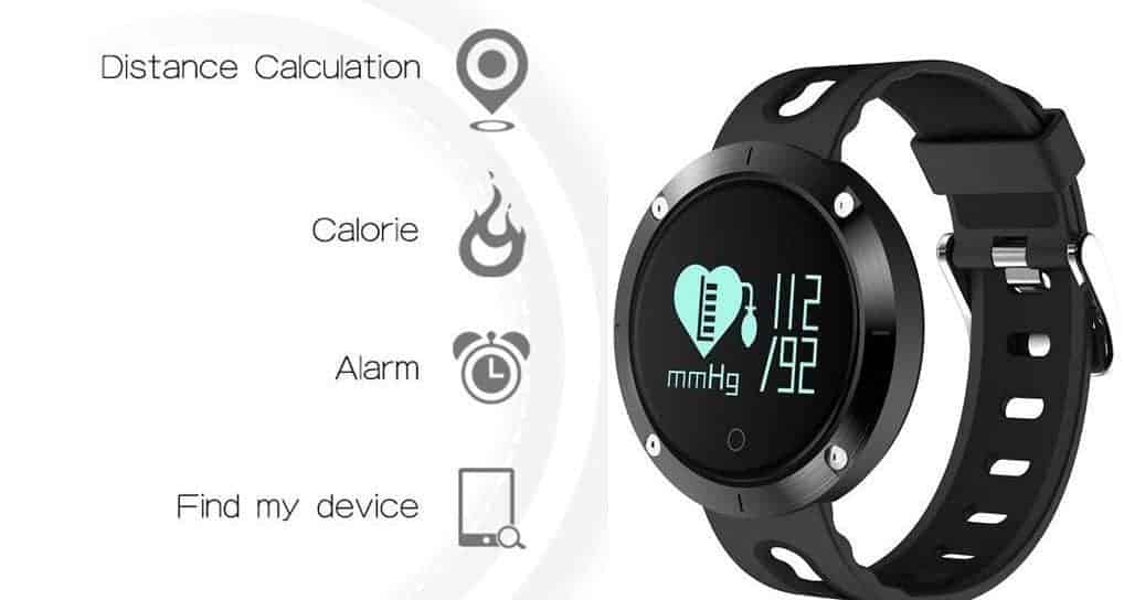 Fatmoon DM58 Fitness Tracker with Heart Rate Monitor