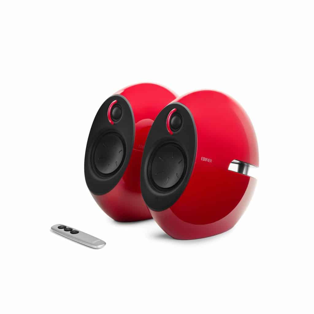 e25HD shop red 2c8ea113 ca27 4cad 9879 f47c3e185f42 - Edifier E25 Luna Eclipse Bluetooth Speakers Review