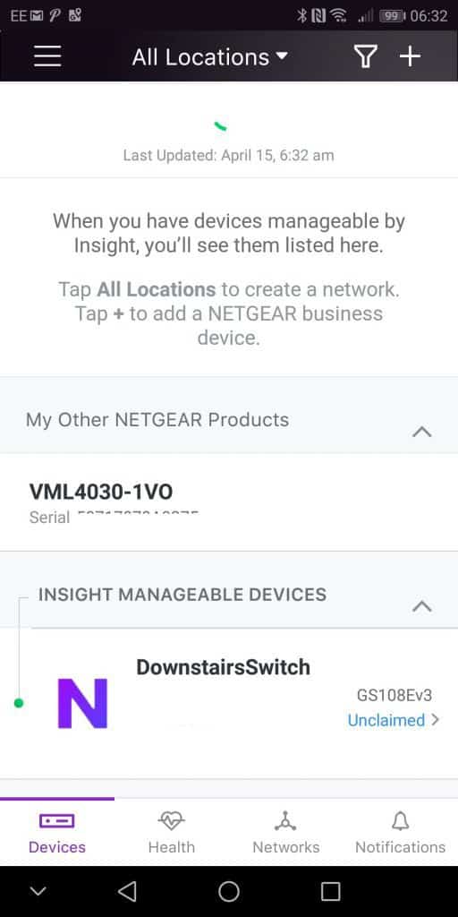 Screenshot 20180415 063232 - Netgear GC110P Review: Netgear Insight Cloud Switch