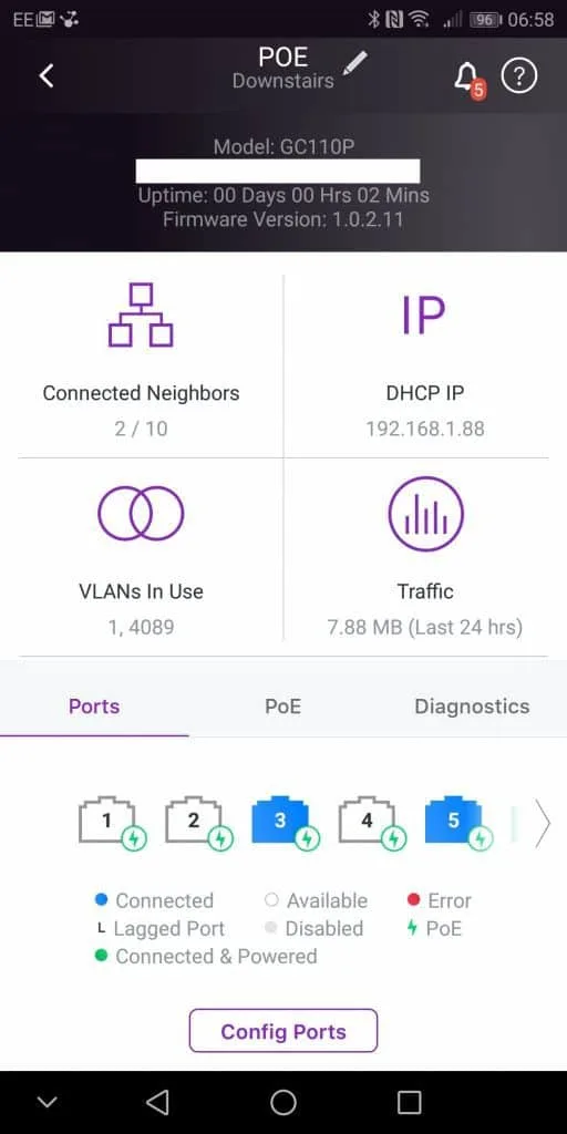 Screenshot 20180415 065802 - Netgear GC110P Review: Netgear Insight Cloud Switch