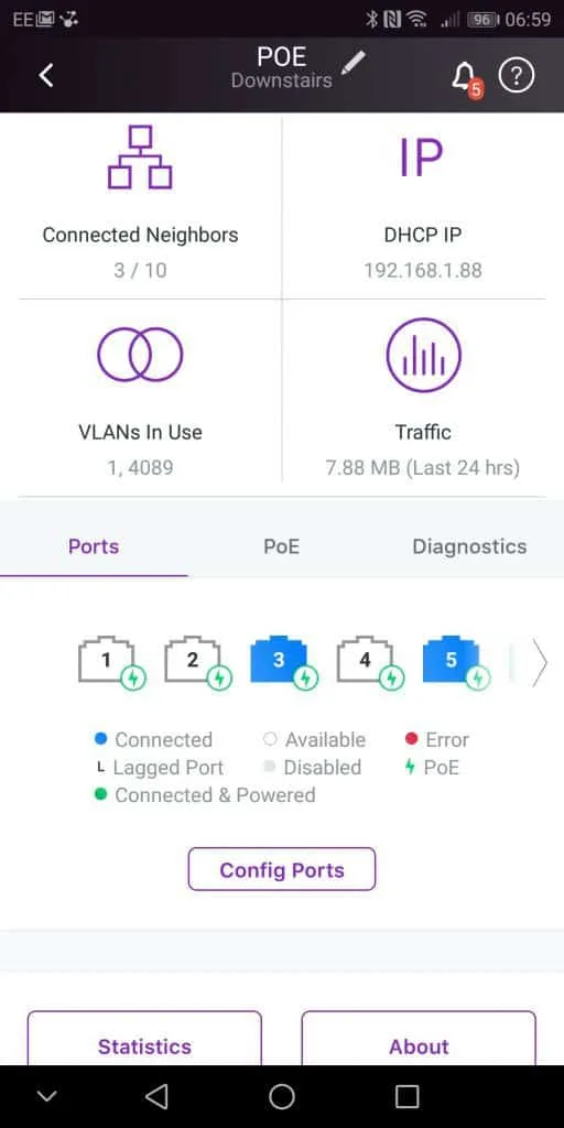 Screenshot 20180415 065908 - Netgear GC110P Review: Netgear Insight Cloud Switch
