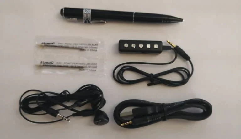 MemoQ Digital Voice Recorder & Pen MQ-77N Review: Spy pen / covert recording