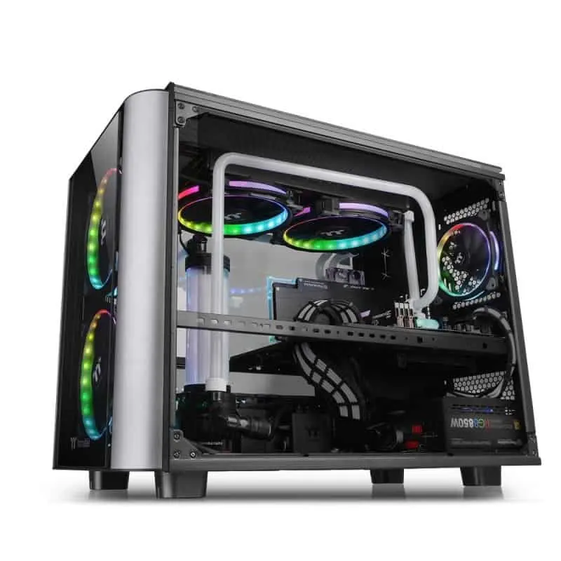 Thermaltake Level 20 Xt 10 - Thermaltake Level 20 XT Cube Chassis Review - The ultimate watercooling PC case