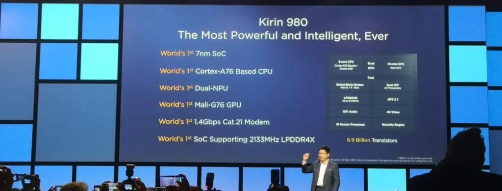 kirin980 6 - Huawei Announce HiSilicon Kirin 980 System on Chip available on Mate 20 in October
