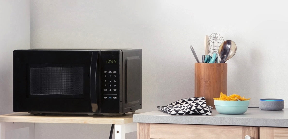 Alexa in everything: AmazonBasics Microwave & Amazon wall clock both feature Amazon Alexa