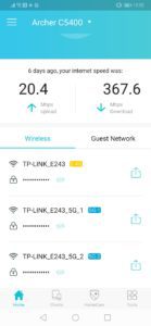Screenshot 20181017 125355 com.tplink.tether - TP-Link Archer C5400 v2 review – Alexa enabled tri-band AC5400 router