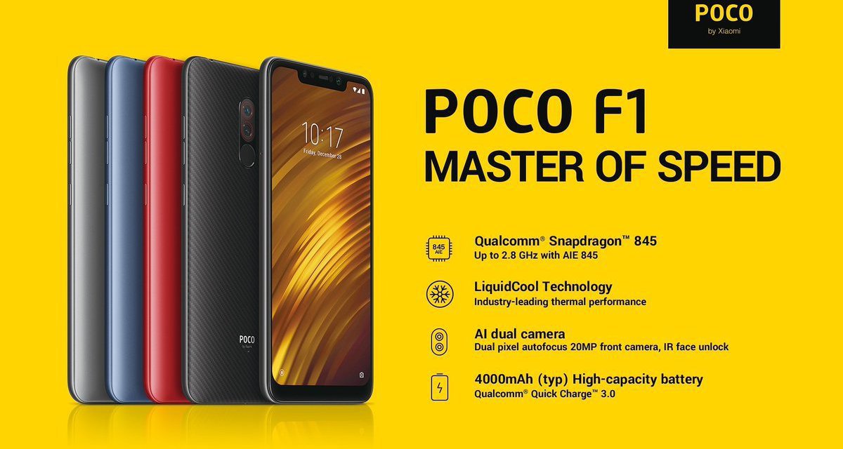 Xiaomi Pocophone F1 now officially launched on Amazon UK for £329.99