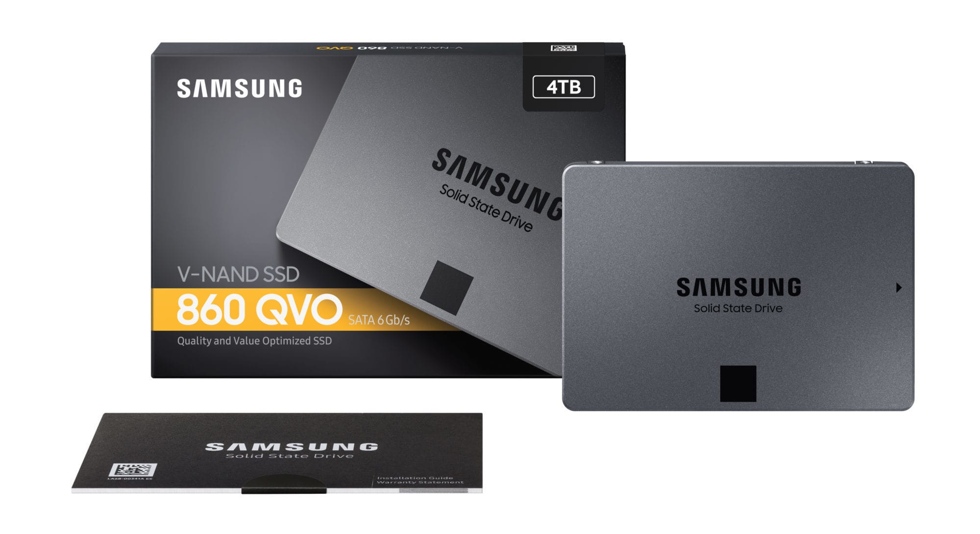 Samsung launches 860 QVO SSDs with up to 4TB capacity using QLC NAND