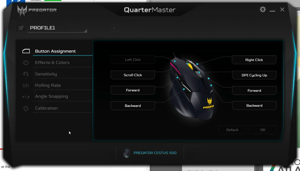 PredatorQuarterMaster 2018 12 25 05 34 44 - Acer Predator Cestus 500 RGB Gaming Mouse Review