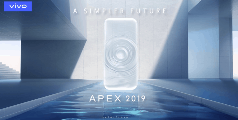 Vivo Apex 2019 has glass body, no ports, buttons and used a magnetic charger