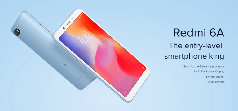 Xiaomi Redmi 6A – The cheapest Android phone on the market, is actually pretty good.