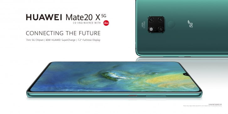 Huawei Mate 20 X 5G comes to the UK in June for £999. No release date for the foldable one you can’t afford.