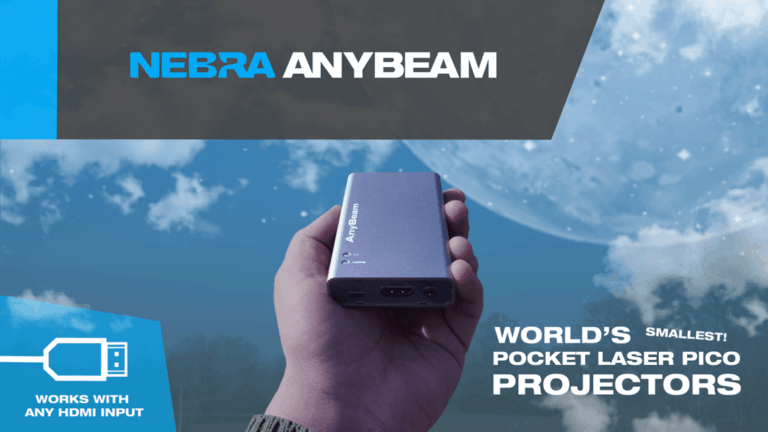 Nebra AnyBeam Review – Worlds smallest pocket laser projector.