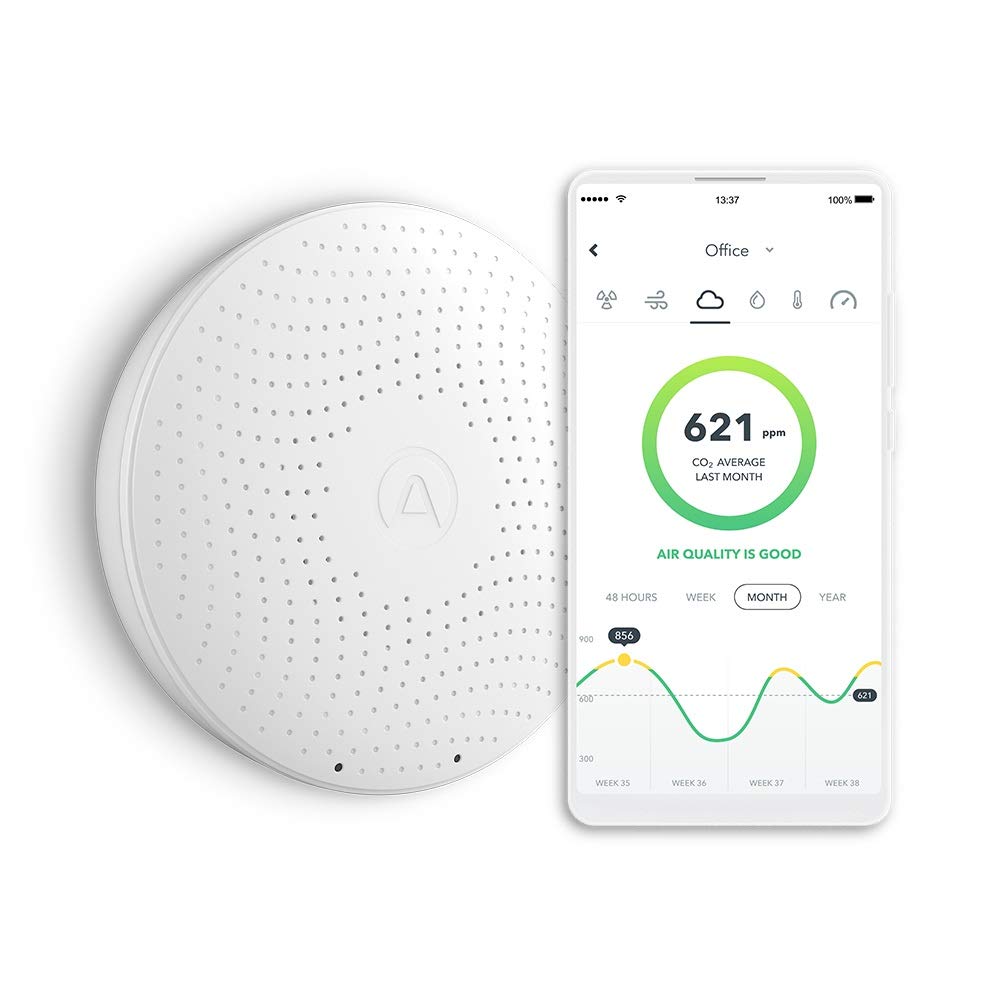 51e9B50GJvL. SL1000 - Airthings Wave Plus review – Smart air quality monitoring with radon detection