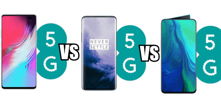 Samsung Galaxy S10 5G vs	OnePlus 7 Pro 5G vs Oppo Reno 5G – Which is the best 5G phone?