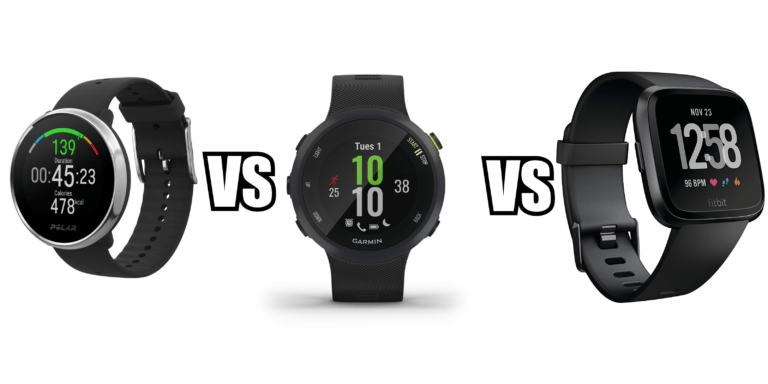 Polar Ignite vs Garmin Forerunner 45 vs Fitbit Versa – Which is the best affordable sports watch?