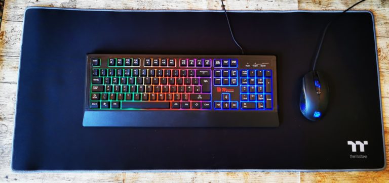 Thermaltake Ttesports Challenger Combo Keyboard and Mouse – Cheap and cheerful membrane keyboard and mouse.