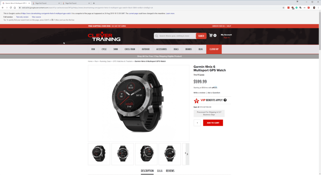 Clever Training Fenix6 - GPScity & Clevertraining lists Garmin Fenix 6, Venu and Vivoactive 4 early. Another site has listed a September 6th launch date