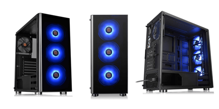 Thermaltake V200 RGB Tempered Glass Case + 550W 80 PLUS PSU – Budget Build with Ryzen 5 2600 & Sapphire Pulse Radeon RX 580