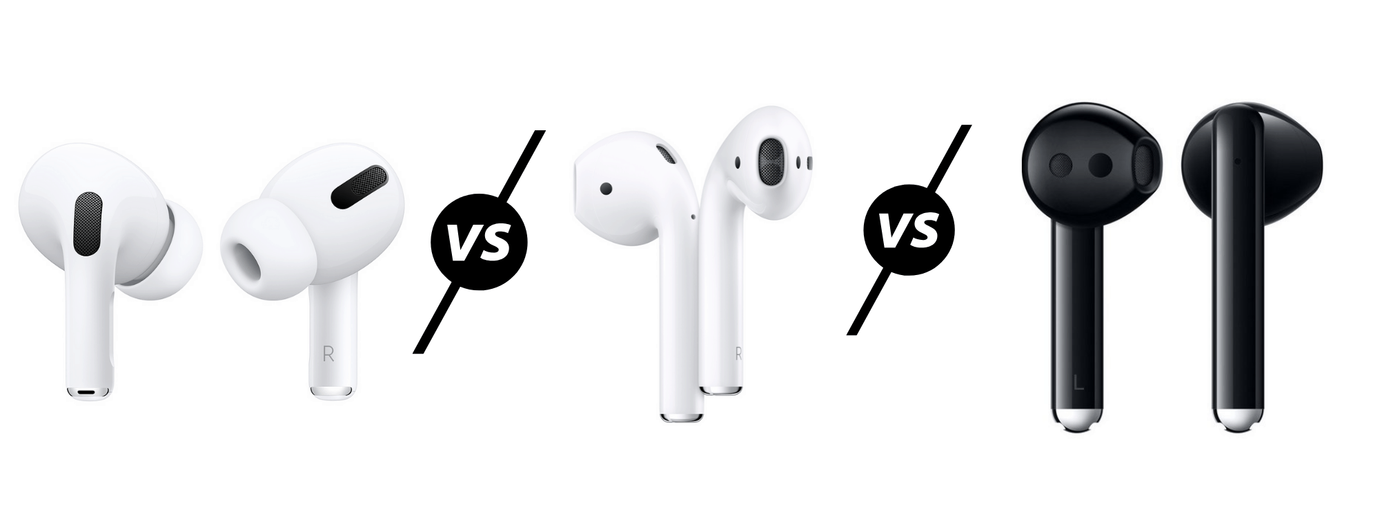 Apple AirPods Pro vs AirPods 2 vs Huawei Freebuds 3 Compared  – Which to choose?