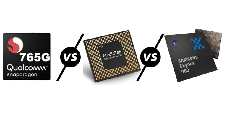 Qualcomm Snapdragon 765G vs Mediatek Dimensity 1000L MT6885 vs Samsung Exynos 980 Antutu Benchmarks – Which mid-range 5G chipset has the best performance?