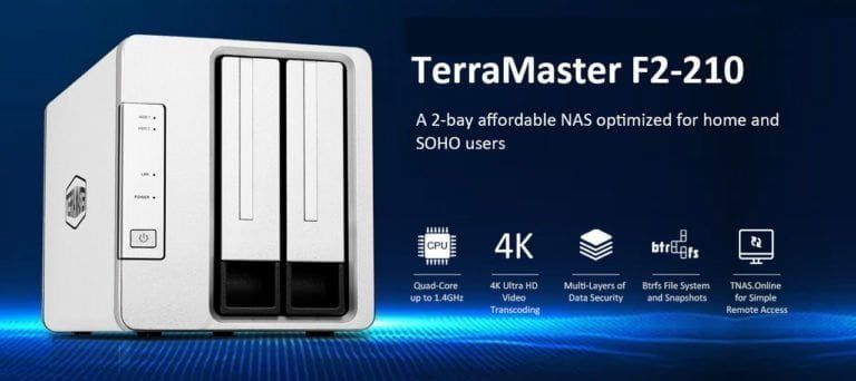 TerraMaster F2-210 NAS Review – A cheap NAS, but is it good? How does it compare vs Synology DS218j