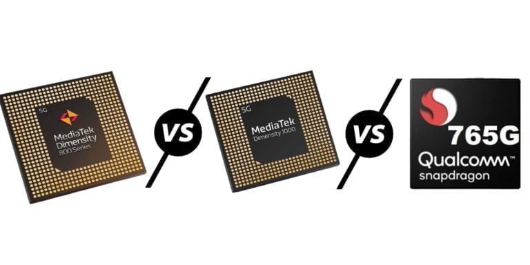 MediaTek Dimensity 800 vs Dimensity 1000L & 1000 vs Qualcomm Snapdragon 765G – MediaTek’s increasingly confusing SoC line-up compared