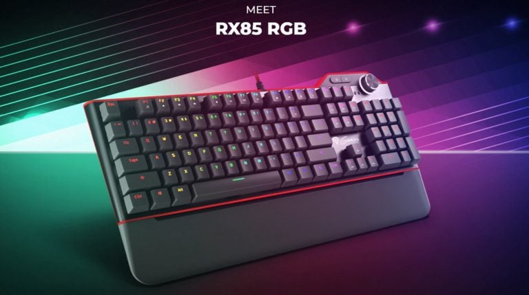 Natec Genesis RX85 RGB Mechanical Keyboard Review with Kailh Brown switches