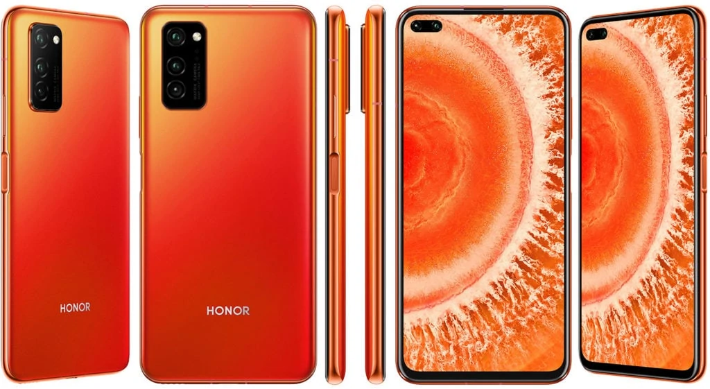 HONOR View30 Risesun Orange 4 - Honor V30 & V30 Pro will be the first phones to launch with Huawei Mobile Services (HMS) in the UK & EU on the 24th of February