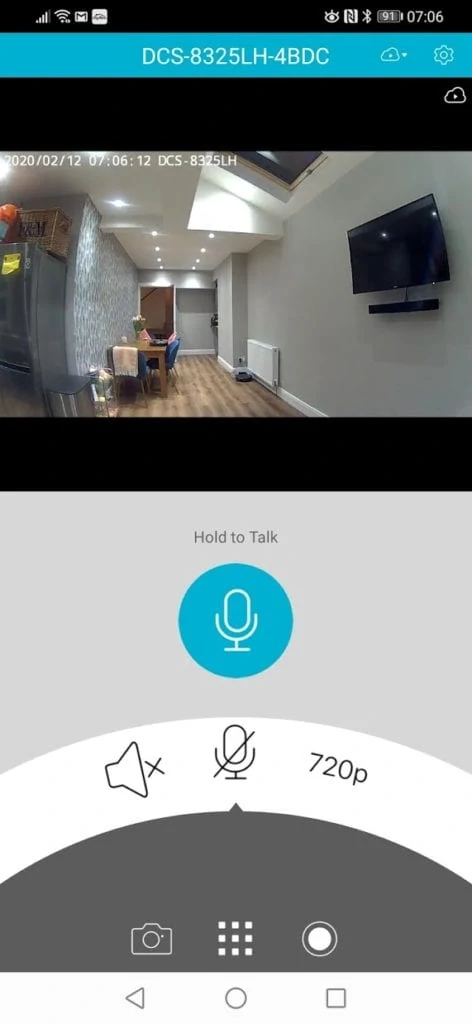 Screenshot 20200212 070614 com.dlink .mydlinkunified - D-Link Smart Full HD Wi-Fi Camera Review – A home automation indoor camera with AI person detection