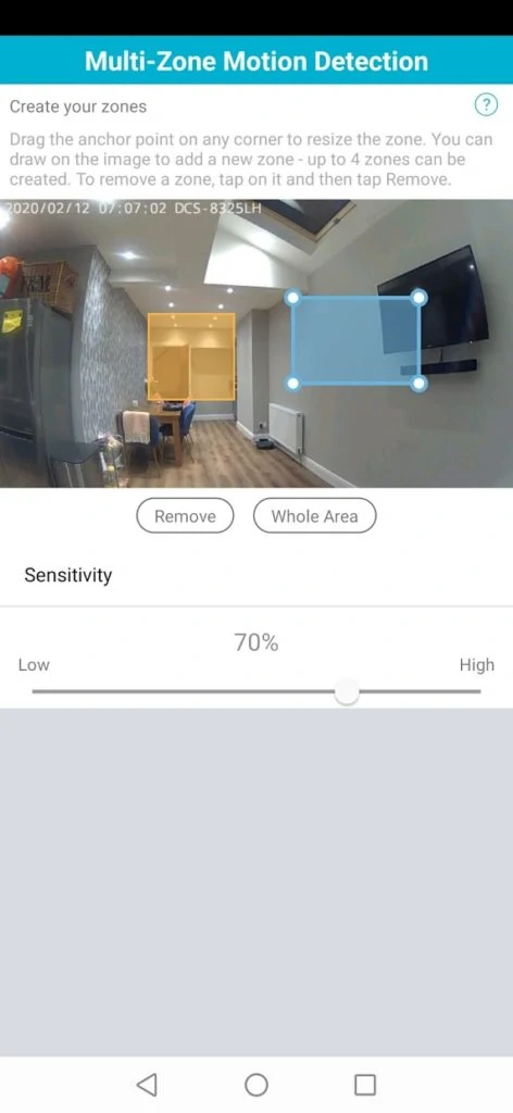 Screenshot 20200212 070758 com.dlink .mydlinkunified - D-Link Smart Full HD Wi-Fi Camera Review – A home automation indoor camera with AI person detection