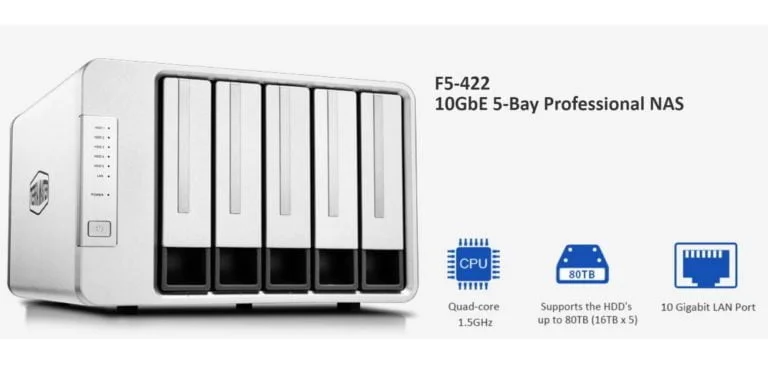 TerraMaster F5-422 vs F5-221 – TerraMaster upgrades their NAS drives with 10GbE