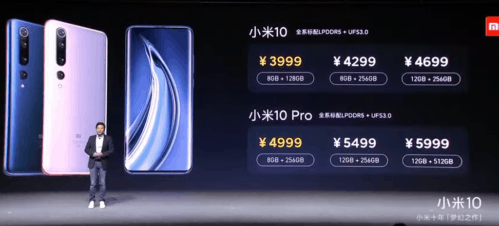 Xiaomi Mi 10 launch - Samsung Galaxy S20, S20+, S20 Ultra vs Xiaomi Mi 10 Pro 5G
