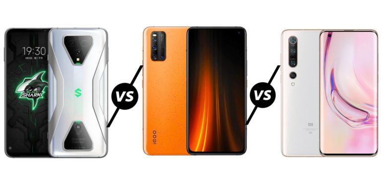 Black Shark 3 Pro vs vivo iQOO 3 5G vs Xiaomi Mi 10 Pro 5G Compared – Which is the best gaming phone?