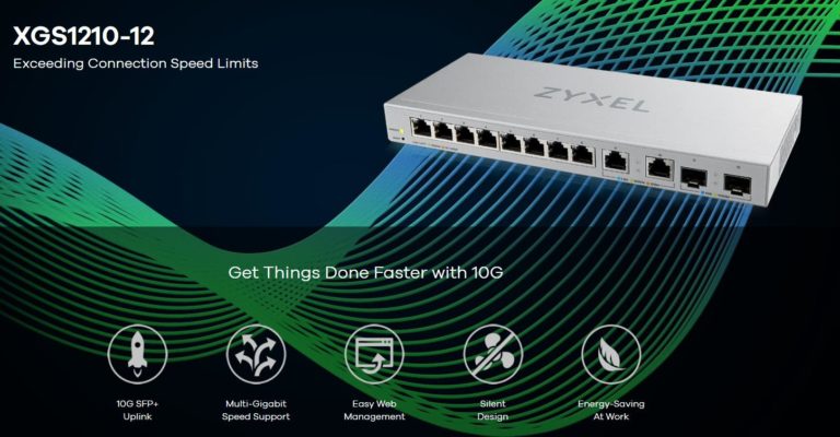 Zyxel XGS1210-12 & XGS1010 Review – Affordable multi-gig managed & unmanaged switches (10Gb SFP & 2.5Gb RJ45 ethernet)