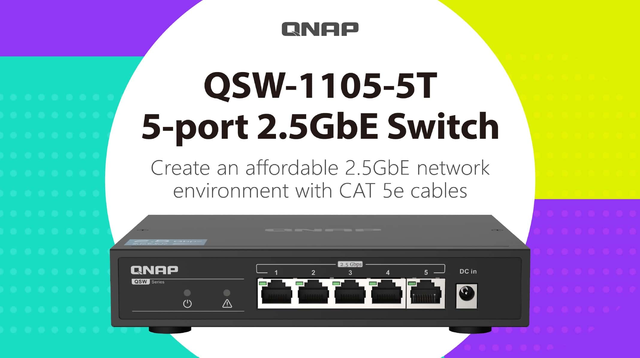 QNAP QSW-1105-5T 5 Port 2.5Gbps Switch Review – The cheapest way to get multi-gig Ethernet right now