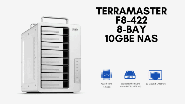 TerraMaster F8-422 8-Bay 10GbE NAS with Intel quad-core Intel J3455 Launched & 15% off on Boxing Day