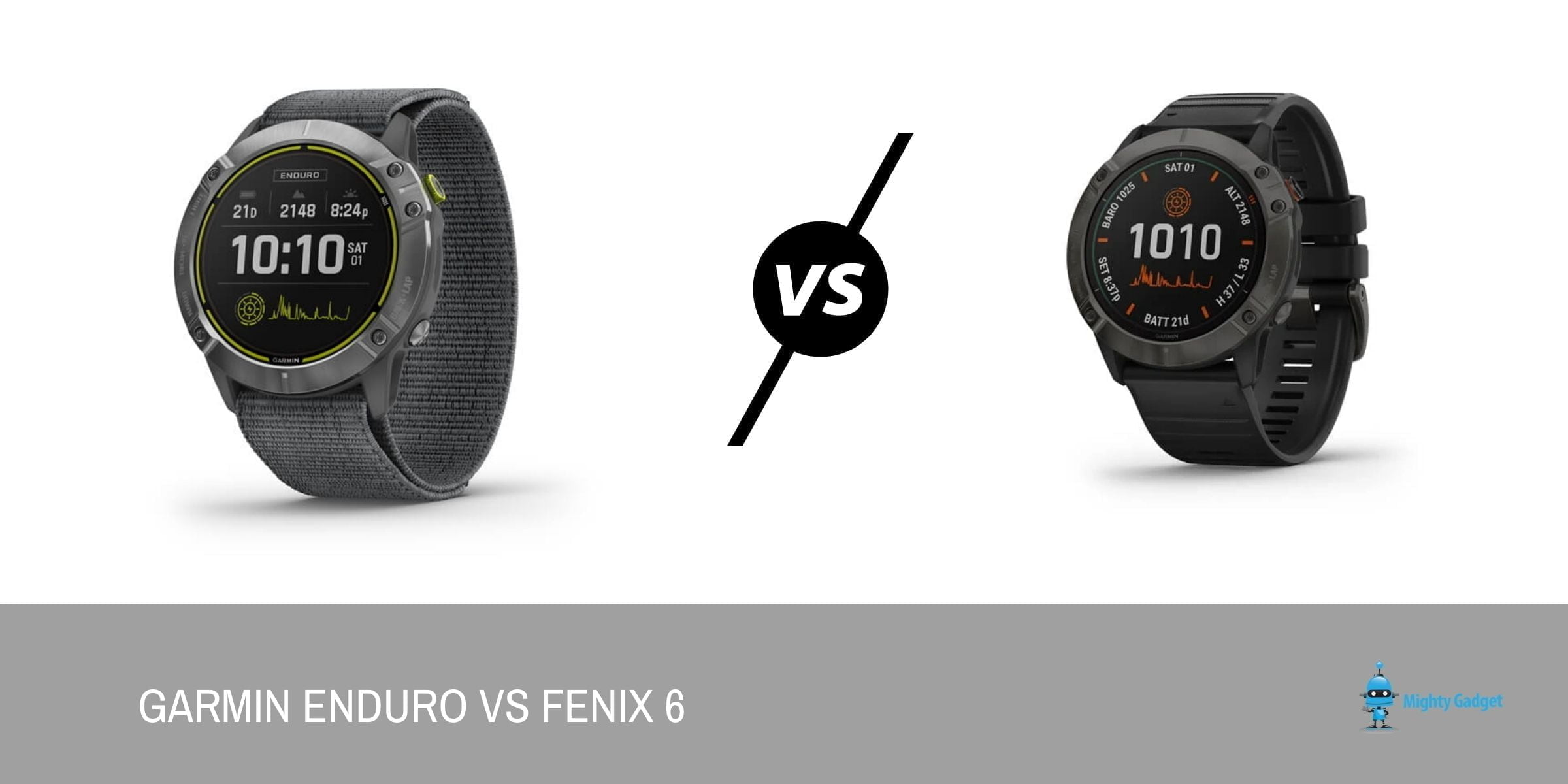 Garmin Enduro vs Fenix 6 – A £700 base model Fenix 6 but with an incredible battery life of 65 days for the smartwatch & 80 hours GPS