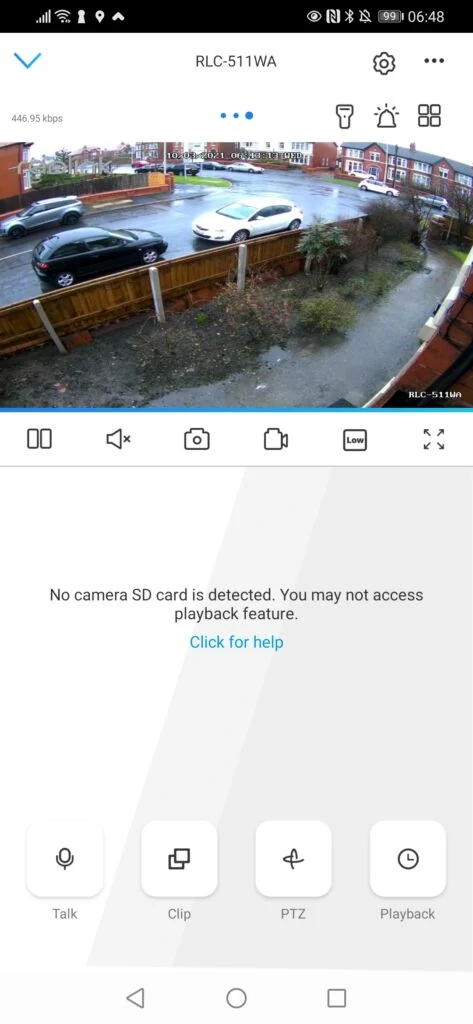 Screenshot 20210310 064809 com.mcu .reolink - Reolink RLC-511WA Review - A 5MP wireless security camera with spotlight & person/vehicle detection