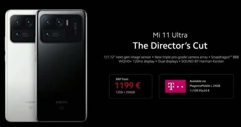 Xiaomi Mi 11 Ultra is the new camera king with 50MP 1/1.12” Samsung GN2 sensor and an equally massive price tag