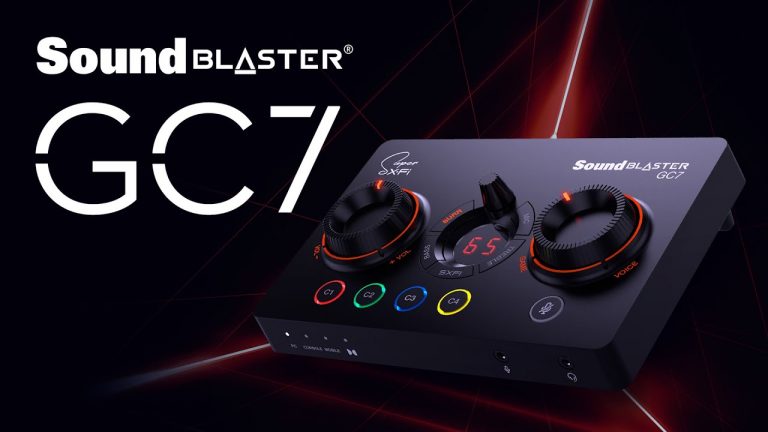 Sound Blaster GC7 Gaming DAC Released with multi-input USC, 3.5mm, & optical as well as programable buttons
