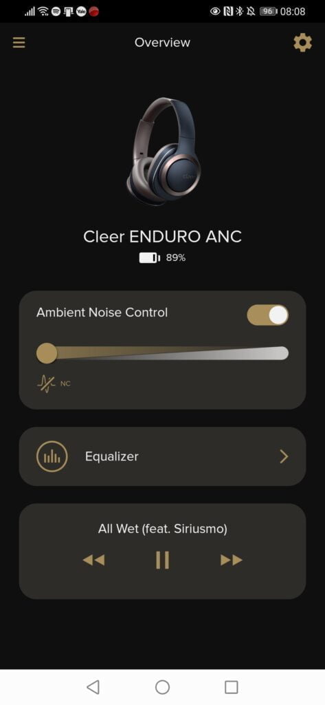 Screenshot 20210506 080839 com.cleer .connect - Cleer Enduro ANC Review – Affordable ANC headphones with superior sound vs Soundcore Life Q35, but ANC could be better
