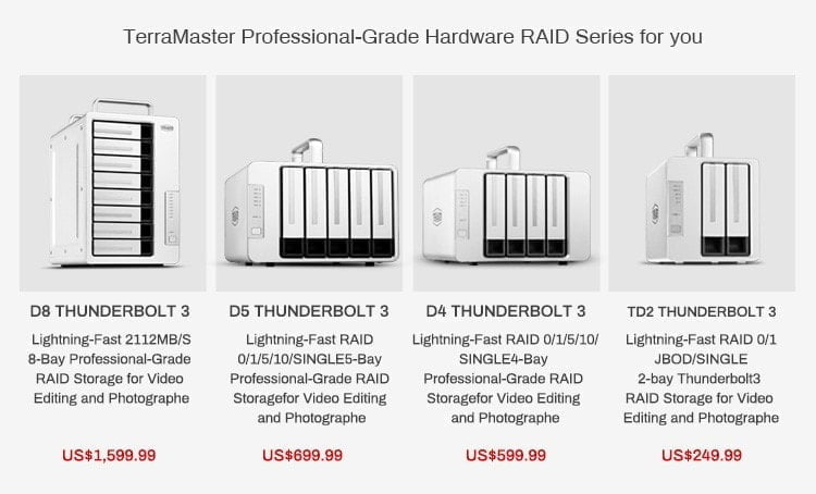 software vs hardware RAID3 - Comparing Software RAID vs Hardware RAID when choosing TerraMaster Thunderbolt3 RAID Storage