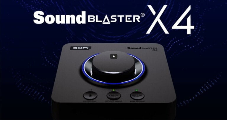 Creative Sound Blaster X4 Announced – Similar hardware vs X3 but now with SmartComms Kit and only a fiver more (£135 vs £130 RRP)