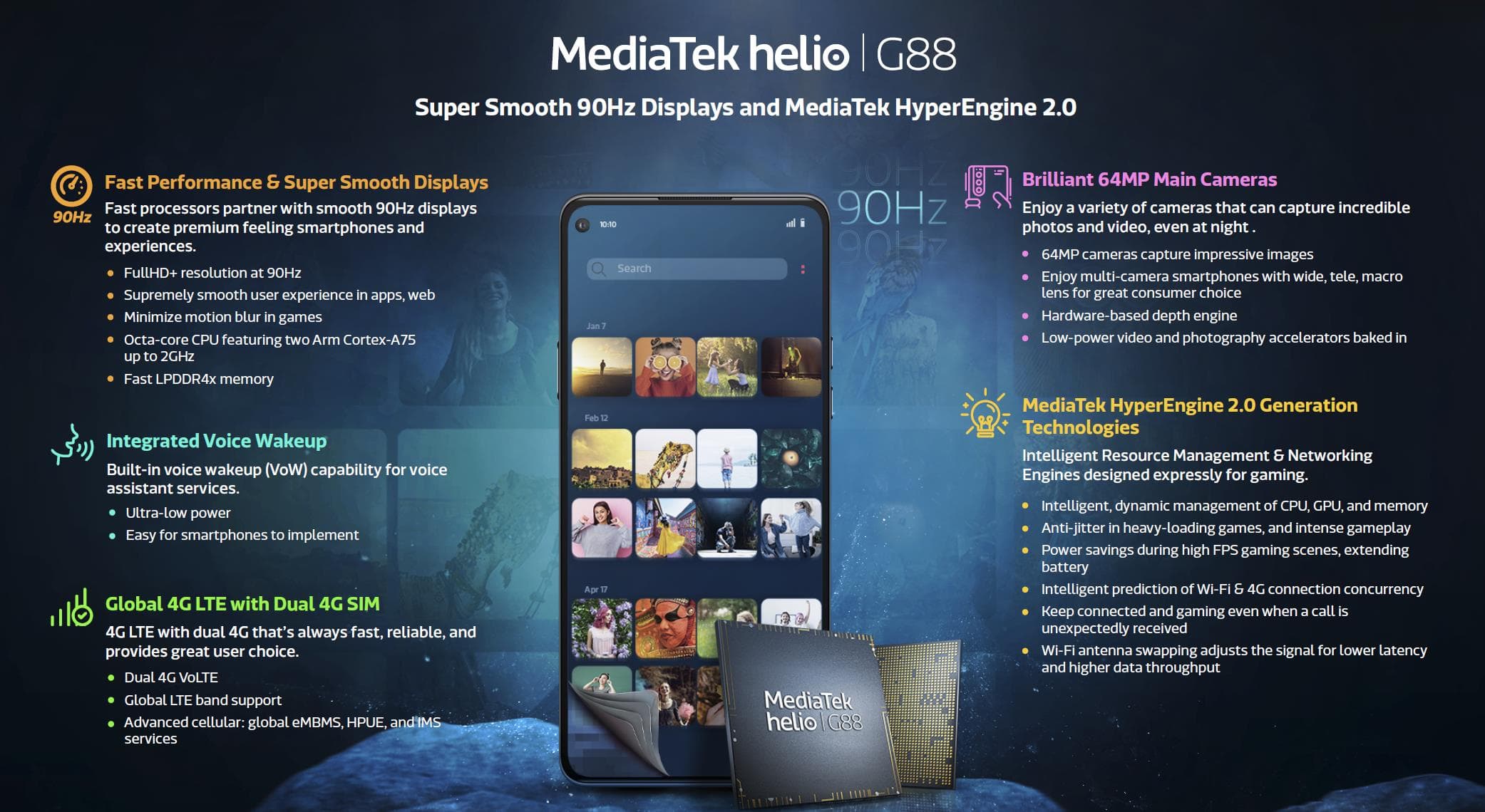 MediaTek Helio G88 vs Helio G85 & G80 Specifications Compared – Not much has changed