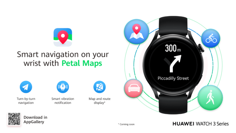 Huawei Watch 3 gets turn by turn navigation with Petal Maps