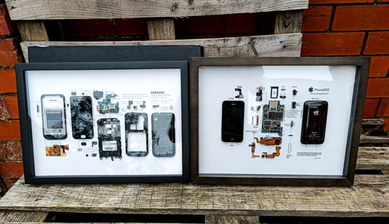 Geekmem vs Grid Studio Frames – Which has the best disassembled iPhone frame?